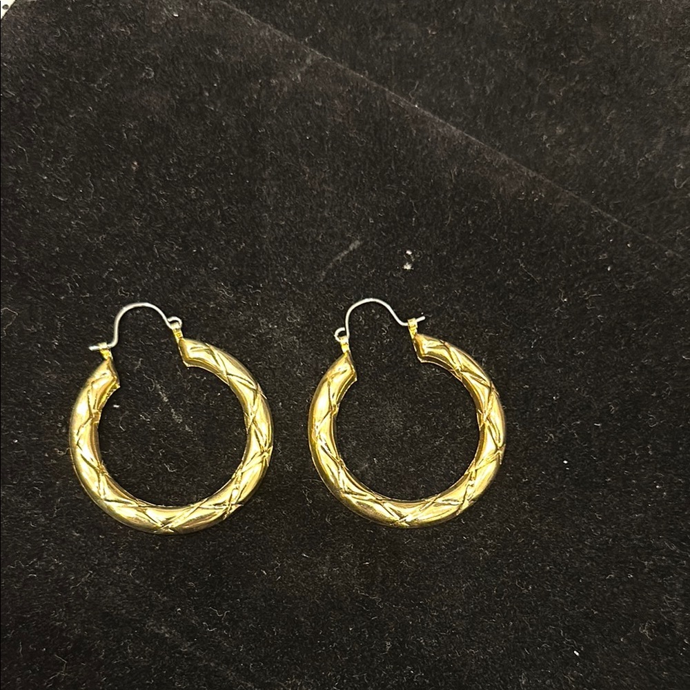 Gold Hoop Earrings
